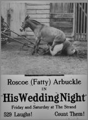 Его брачная ночь (His wedding night) 1917